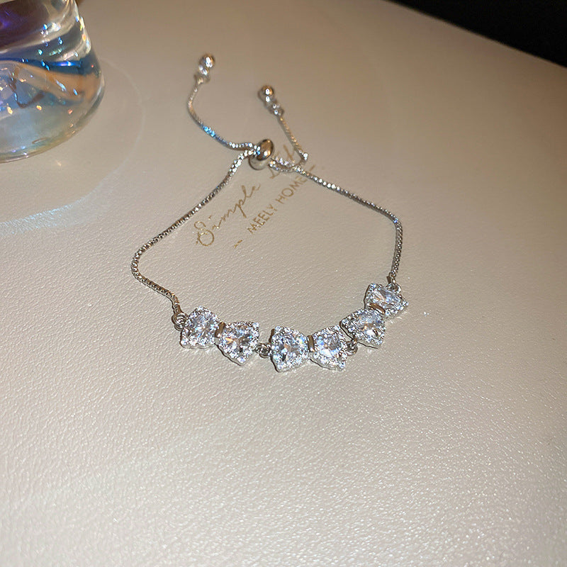 Zircon Adjustable Bracelet Series – Light Luxury & Chic Elegance