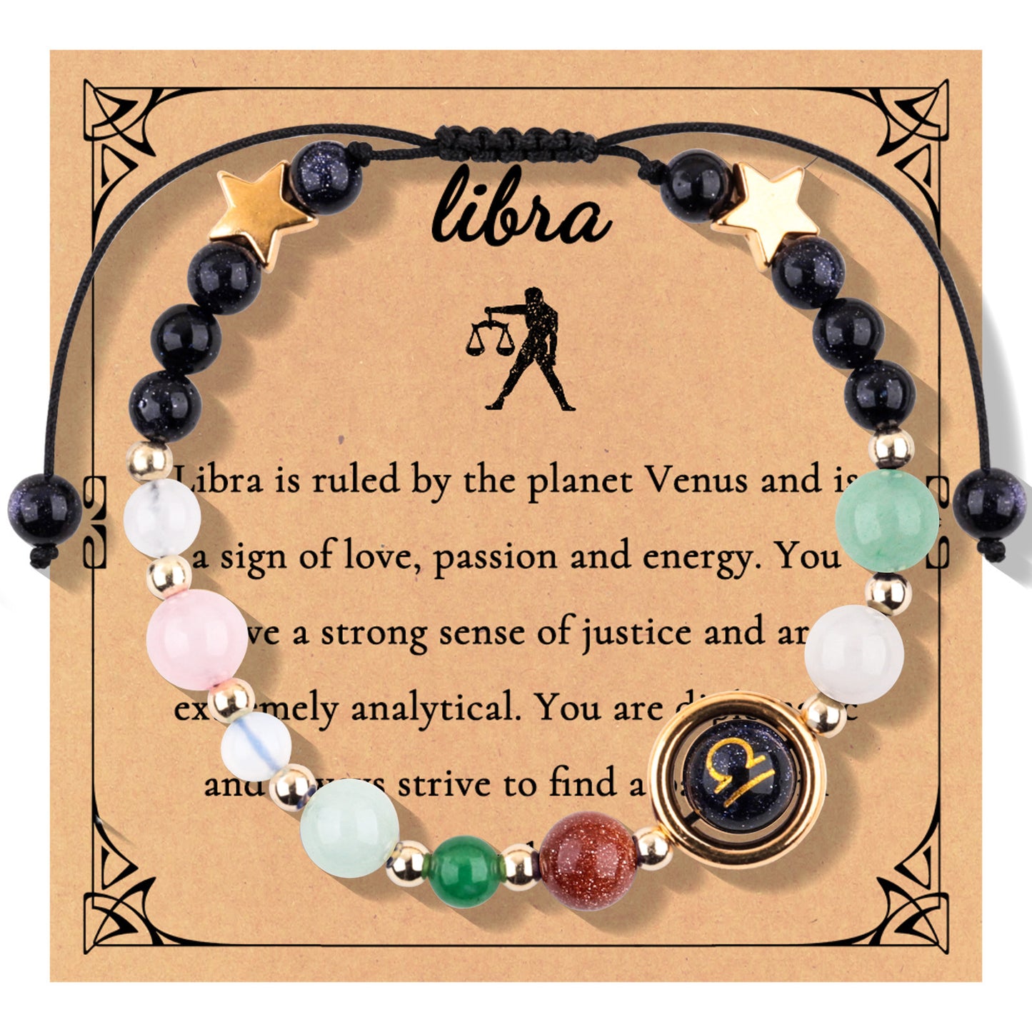 Starlore Zodiac Crystal Bracelets — Night Sky Edition