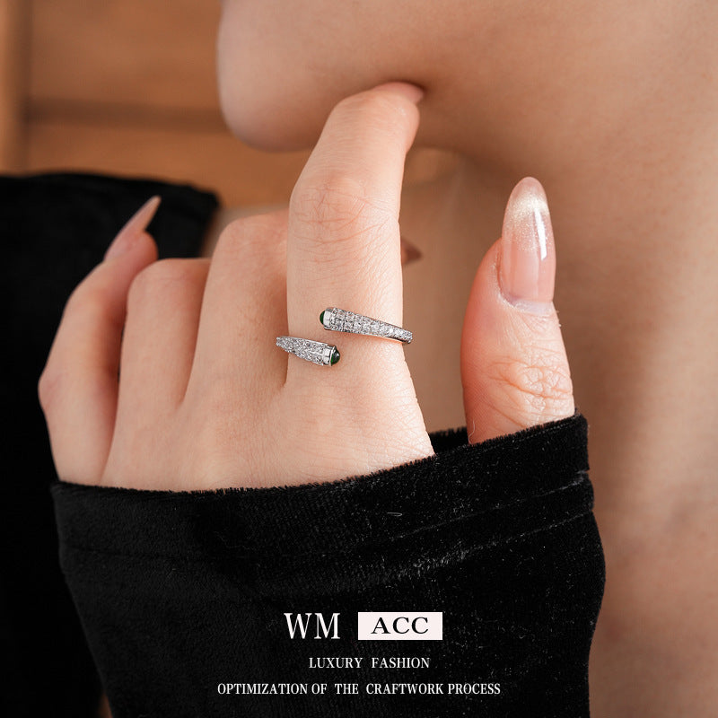 Baroque Pearl Tulip Open Ring – Korean Sweet Chic Series