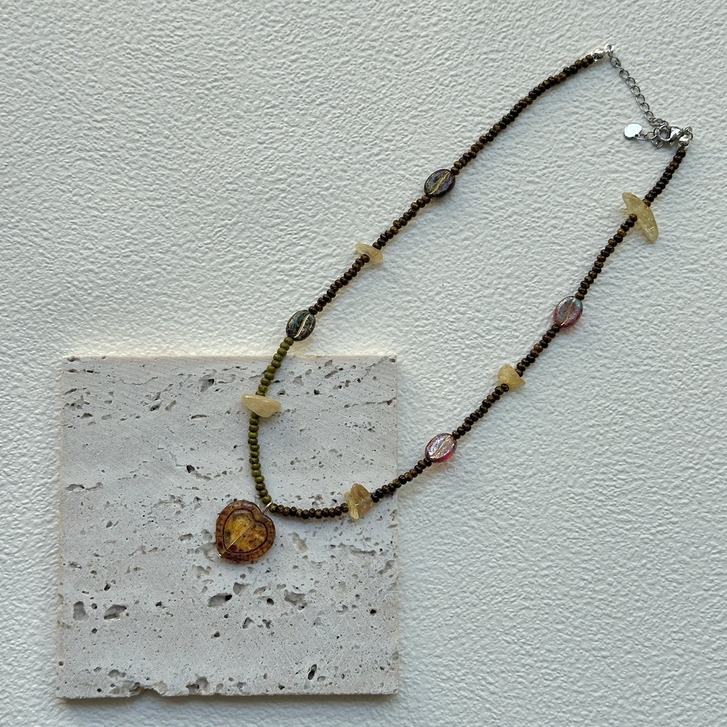 Collar de corazón Aurora
