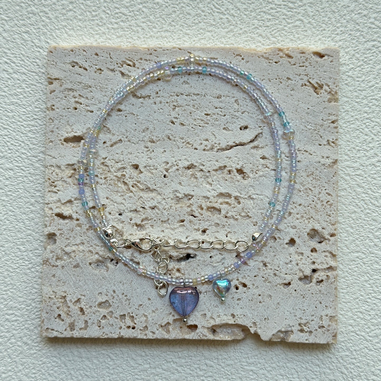Luxury jewelry by Glazenya featuring heart charm design
