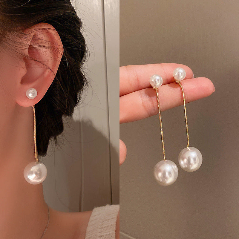 Vintage Oval Tassel Earrings Collection – Light Luxury Court Style