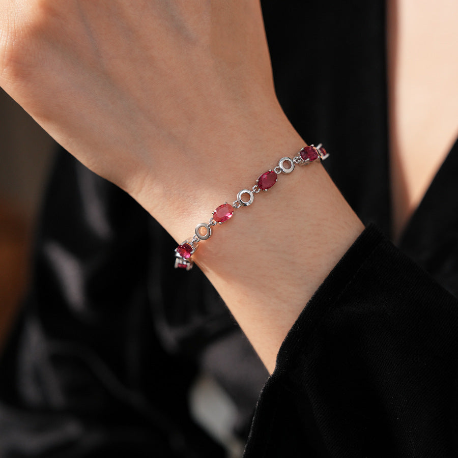 Oval Radiance Zircon Bracelet