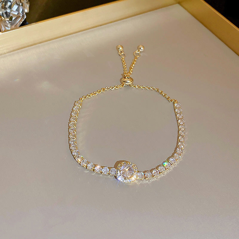 Crystal Bloom Bracelet Series – multiple floral variations displayed
