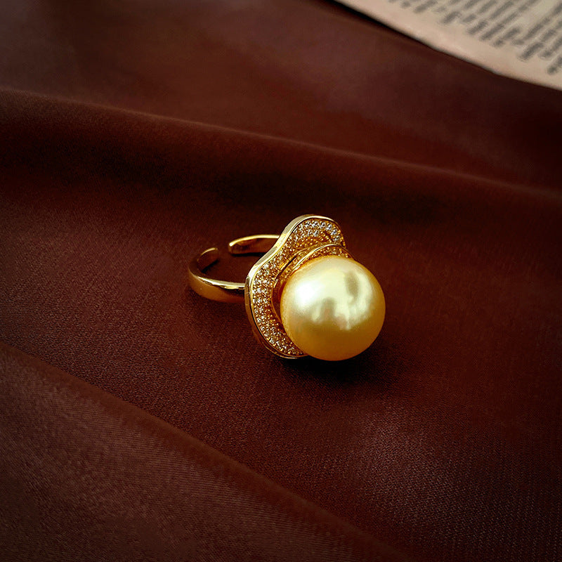 Vintage Open Ring Series – copper adjustable rings with floral, geometric, enamel, and zircon designs in retro chic style