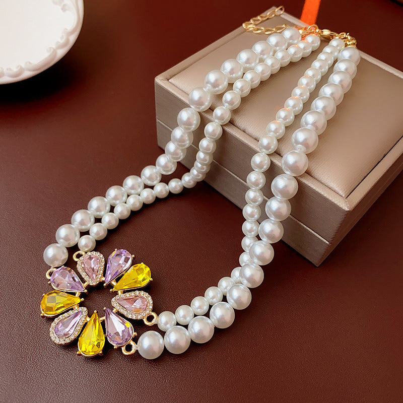 Medieval Luxe Statement Necklace – Vintage Geometric Series