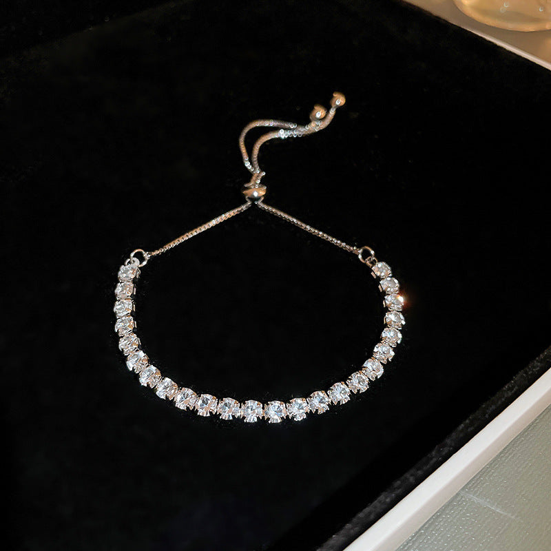 Zircon Adjustable Bracelet Series – Light Luxury & Chic Elegance