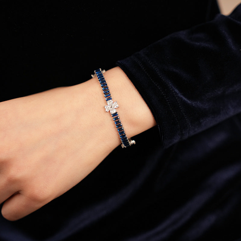 Petal Sparkle Tennis Bracelet