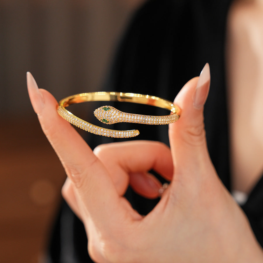 Serpent Luxe Bangle