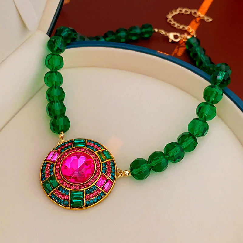 Medieval Luxe Statement Necklace – Vintage Geometric Series