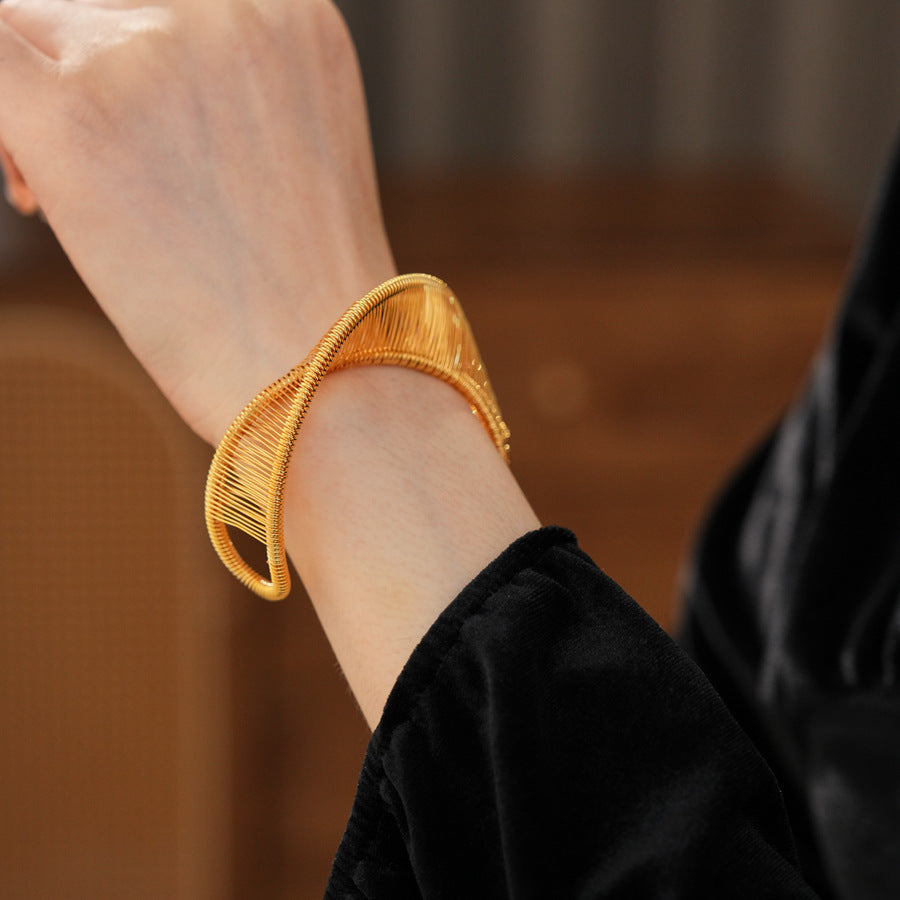 Aurora Thread Cuff Bracelet