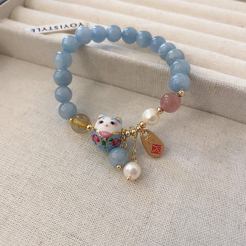 Stellar Moonlight Crystal Bracelet Collection