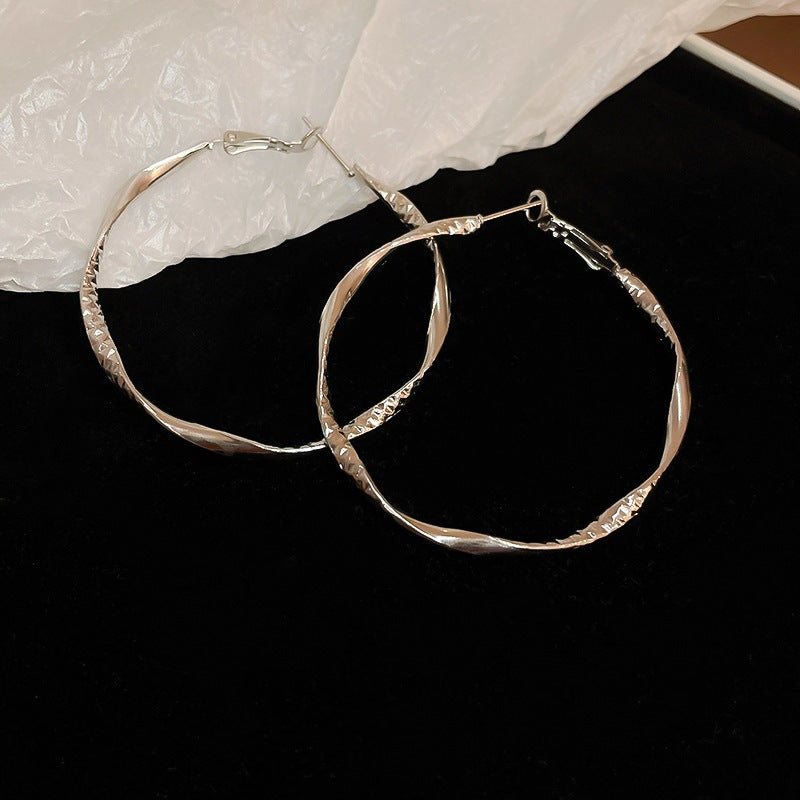 Vintage Oval Tassel Earrings – Light Luxury Court Style Jewelry by Glazenya