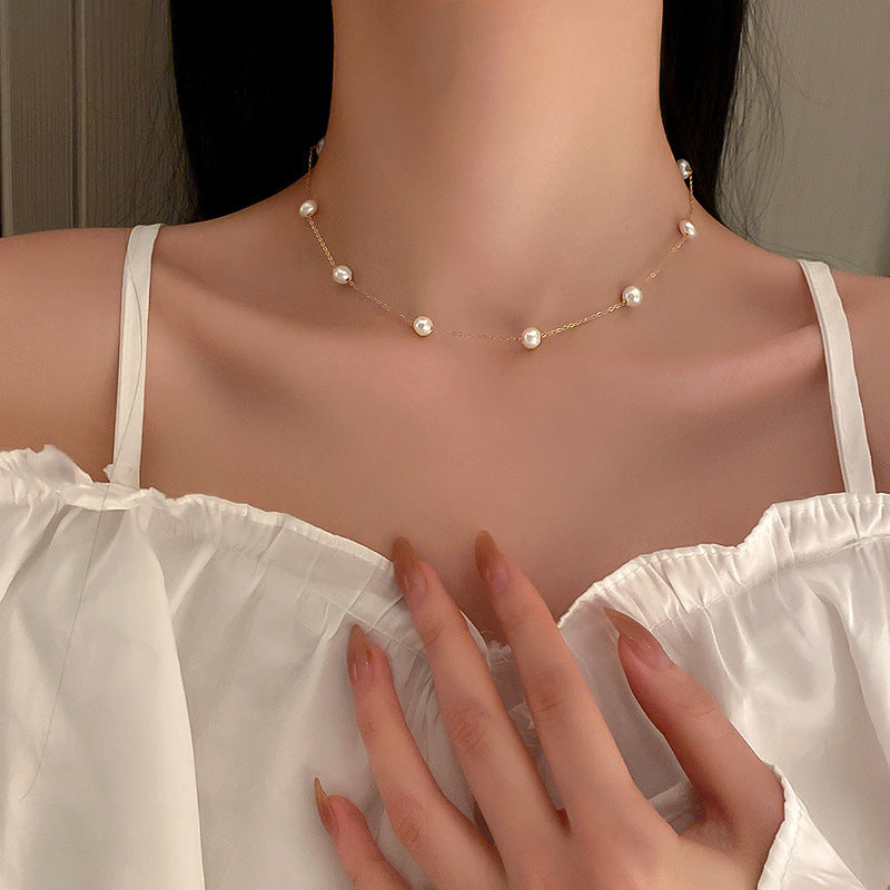Pearl Necklace Collection – Vintage, Minimalist & Chic Choker Styles