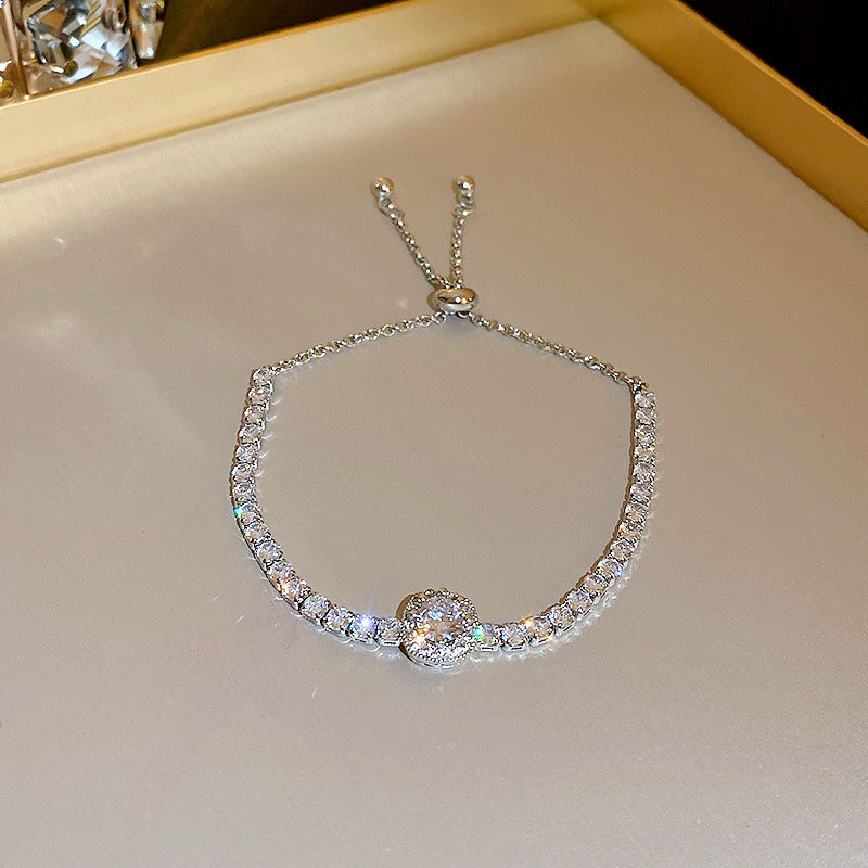 Crystal Bloom Bracelet Series – multiple floral variations displayed