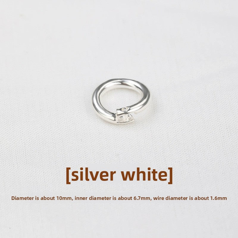 ClickLoop Connectors · 925 Silver (6–10mm)