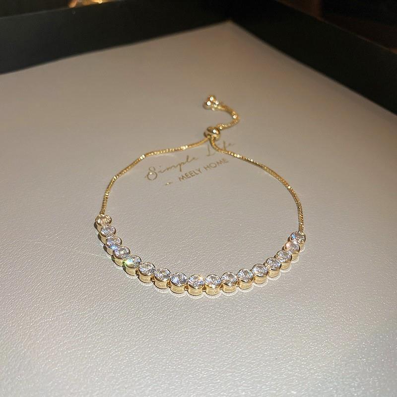 Zircon Adjustable Bracelet Series – Light Luxury & Chic Elegance