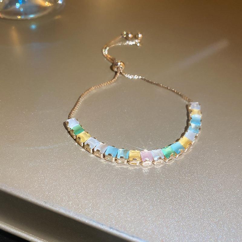 Zircon Adjustable Bracelet Series – Light Luxury & Chic Elegance