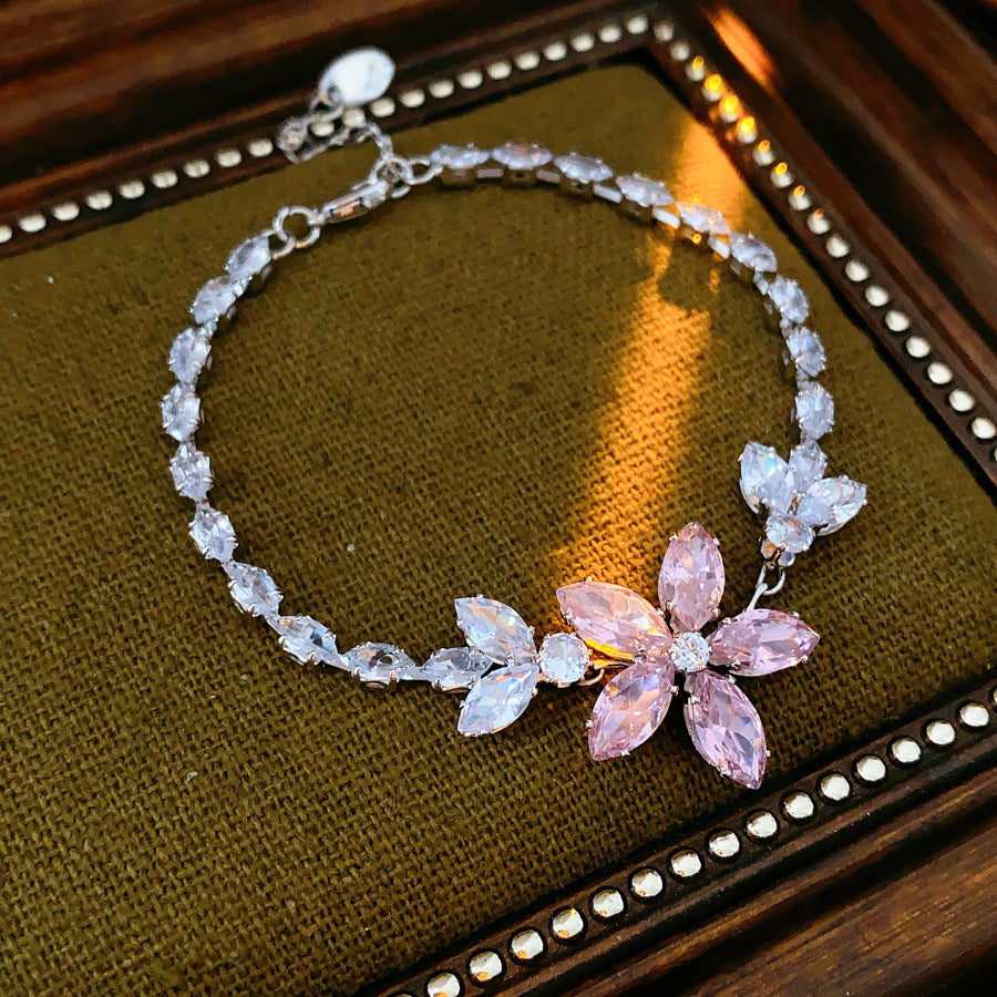 Vintage Geometric Zircon Bracelet Series – Minimalist Chic Elegance
