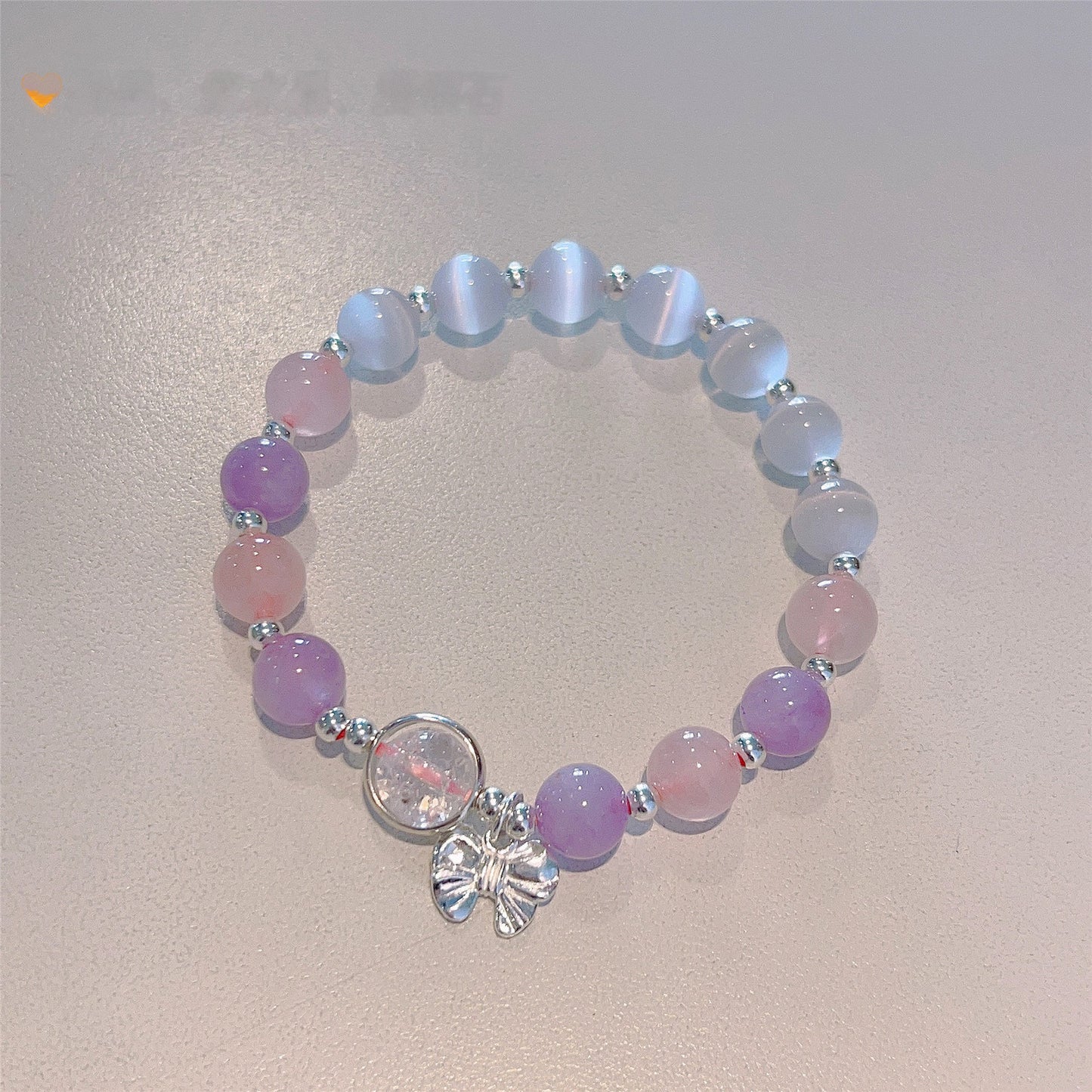 Cat’s Eye & Crystal Charm Bracelet Collection