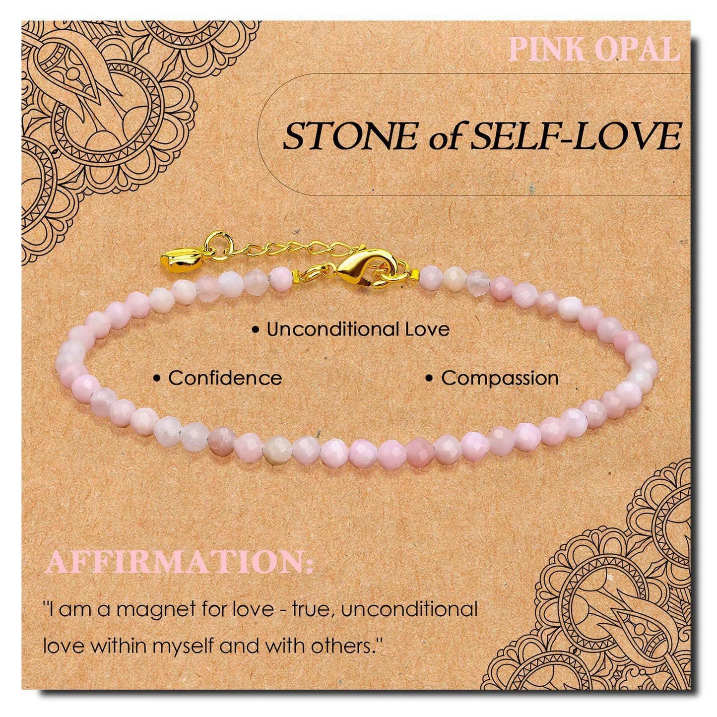 Radiant Intentions · Dainty Gemstone Affirmation Bracelets