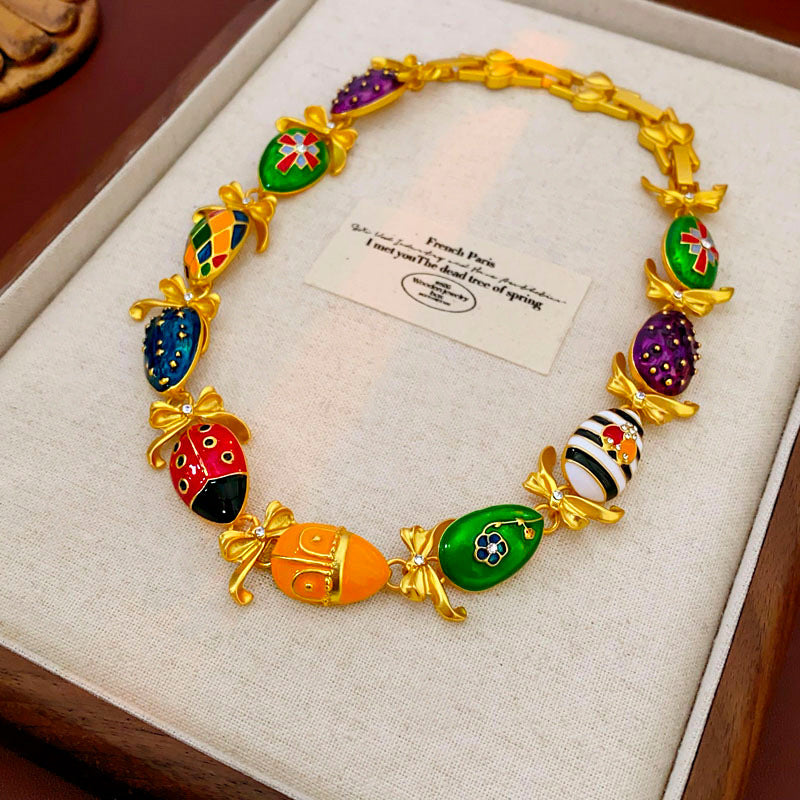 Medieval Luxe Statement Necklace – Vintage Geometric Series