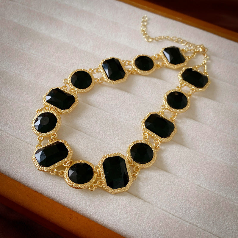 Medieval Luxe Statement Necklace – Vintage Geometric Series