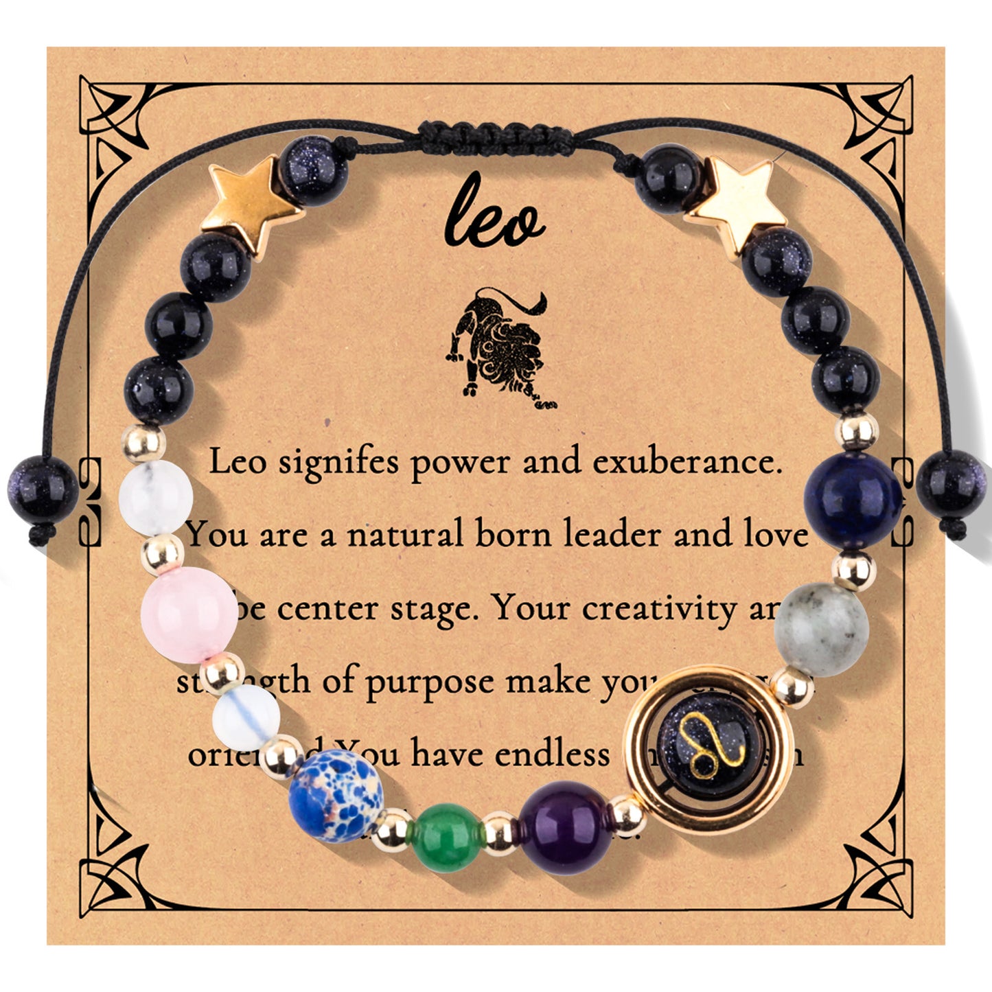 Starlore Zodiac Crystal Bracelets — Night Sky Edition