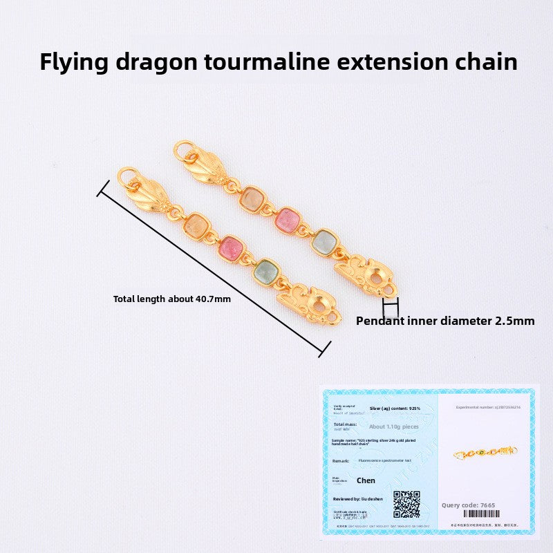 GemLink Half-Chains · 925 Silver (Gold-Plated)