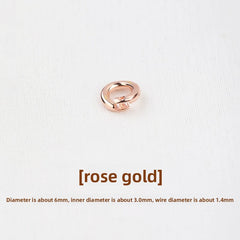 ClickLoop Connectors · 925 Silver (6–10mm)