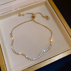 Crystal Bloom Bracelet Series – multiple floral variations displayed