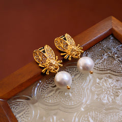 Baroque Luxe Earrings – Exaggerated Vintage Drop & Pearl Styles by Glazenya
