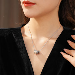 Ivory Glow Barrel Charm Collection – Necklace, Bracelet & Right-Ear Cuff