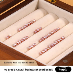 Lavender near-round freshwater pearl loose beads in a bowl — Lavender Mist Freshwater Pearls