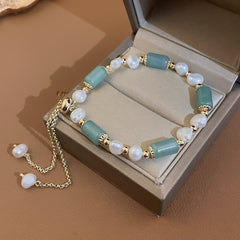 Multi-style cat’s eye and pearl bracelet collection – chic women’s accessories