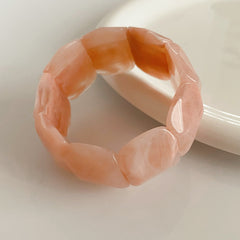 Marbled Elegance Acrylic Bangle