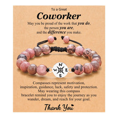 Guiding Compass — Coworker Appreciation Bracelet