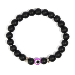 Guardian Gaze · Natural Stone Evil Eye Bracelet