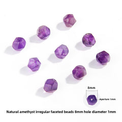 Amethyst Star-Facets · Irregular Cuts (6–10mm)