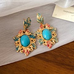 Baroque Luxe Earrings – Exaggerated Vintage Drop & Pearl Styles by Glazenya

