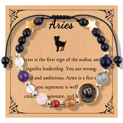Starlore Zodiac Crystal Bracelets — Night Sky Edition