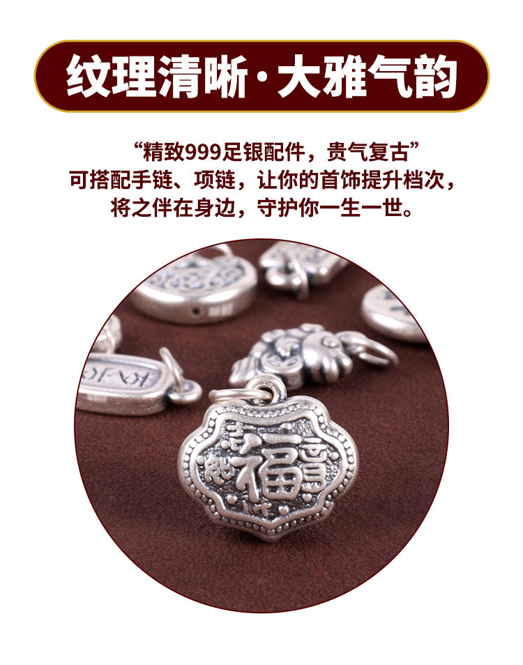 Relic Gleam · 999 Silver Pendants