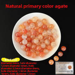 Crystal × Jade × Chalcedony × Agate | DIY Loose Round Beads