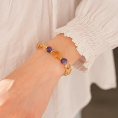 Sunset Harmony Crystal Bangle