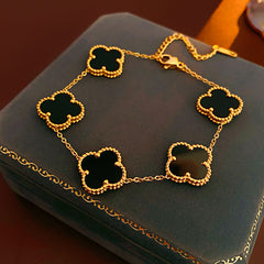 Crystal Bloom Vintage Bracelet Series – Elegant Retro Style