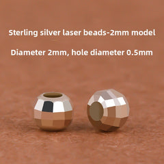 PrismGleam · 925 Sterling Faceted Beads