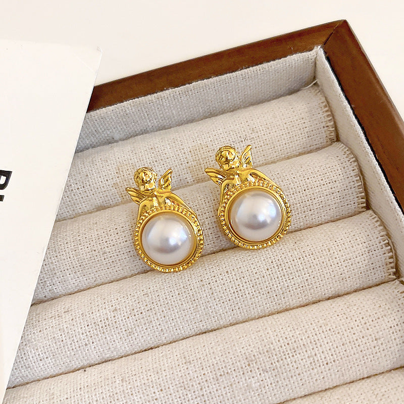 Vintage Oval Tassel Earrings Collection – Light Luxury Court Style