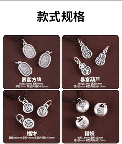 Relic Gleam · 999 Silver Pendants
