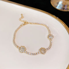 Zircon Adjustable Bracelet Series – Light Luxury & Chic Elegance