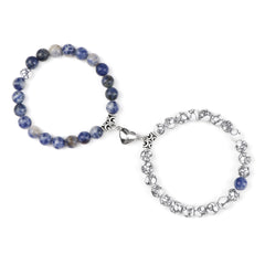 Bonded Hearts Duo · Couple Beaded Bracelets